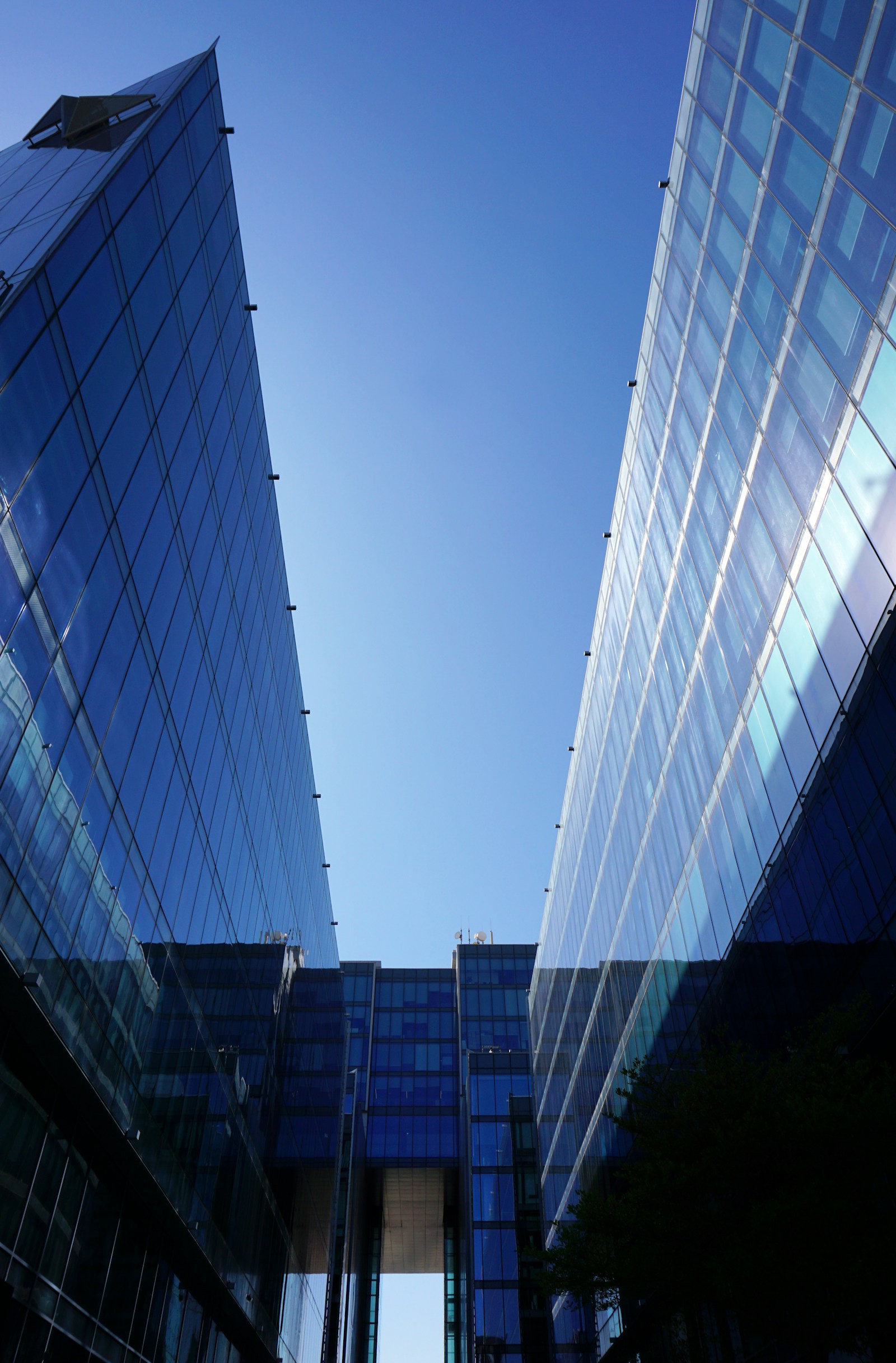 Glass towers in Dubai Design District